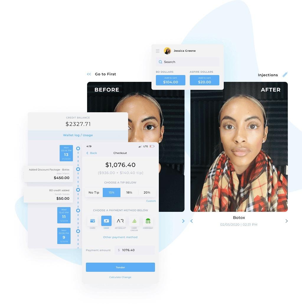 esthetic Record optimization dashboard interface